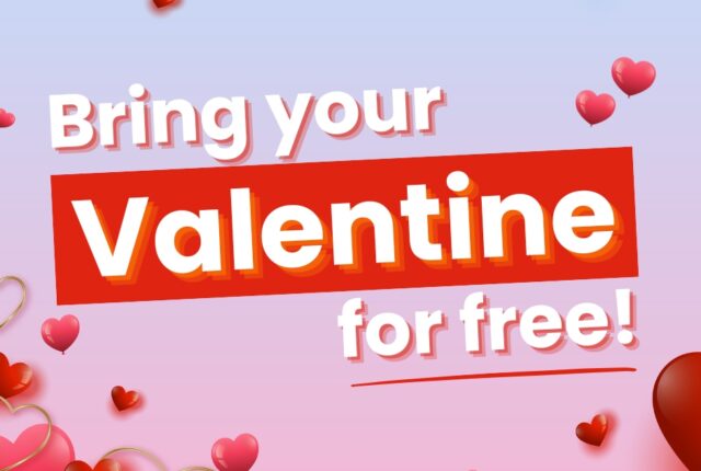 Train together for FREE this Valentine’s Day
