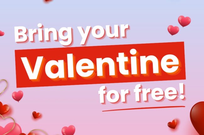 Train together for FREE this Valentine’s Day