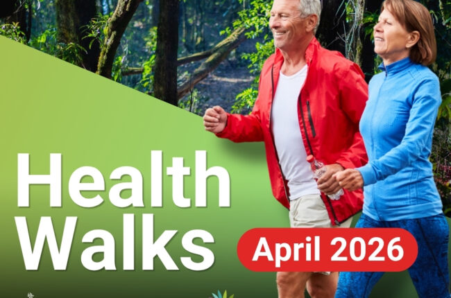 april 2026 health walks