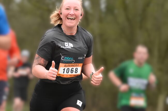 Alex smashes a new PB as she gears up for a huge fundraising challenge