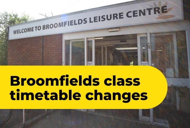 broomfields class timetable changes