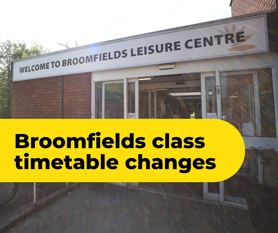 broomfields class timetable changes