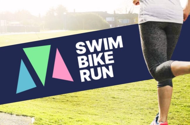 swim, bike, run